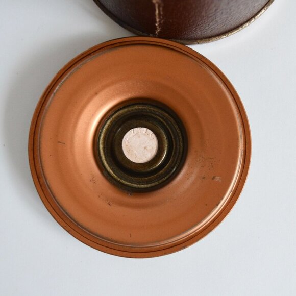 Vintage Metal Wood Copper Humidor - Picture 4 of 7